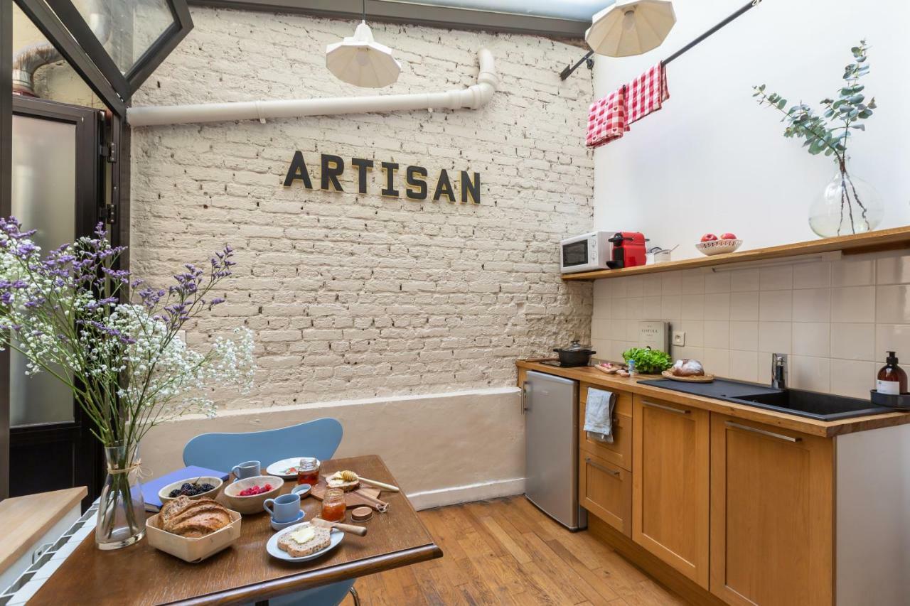 Apartamento Artisan Lofts Near Marais París Exterior foto